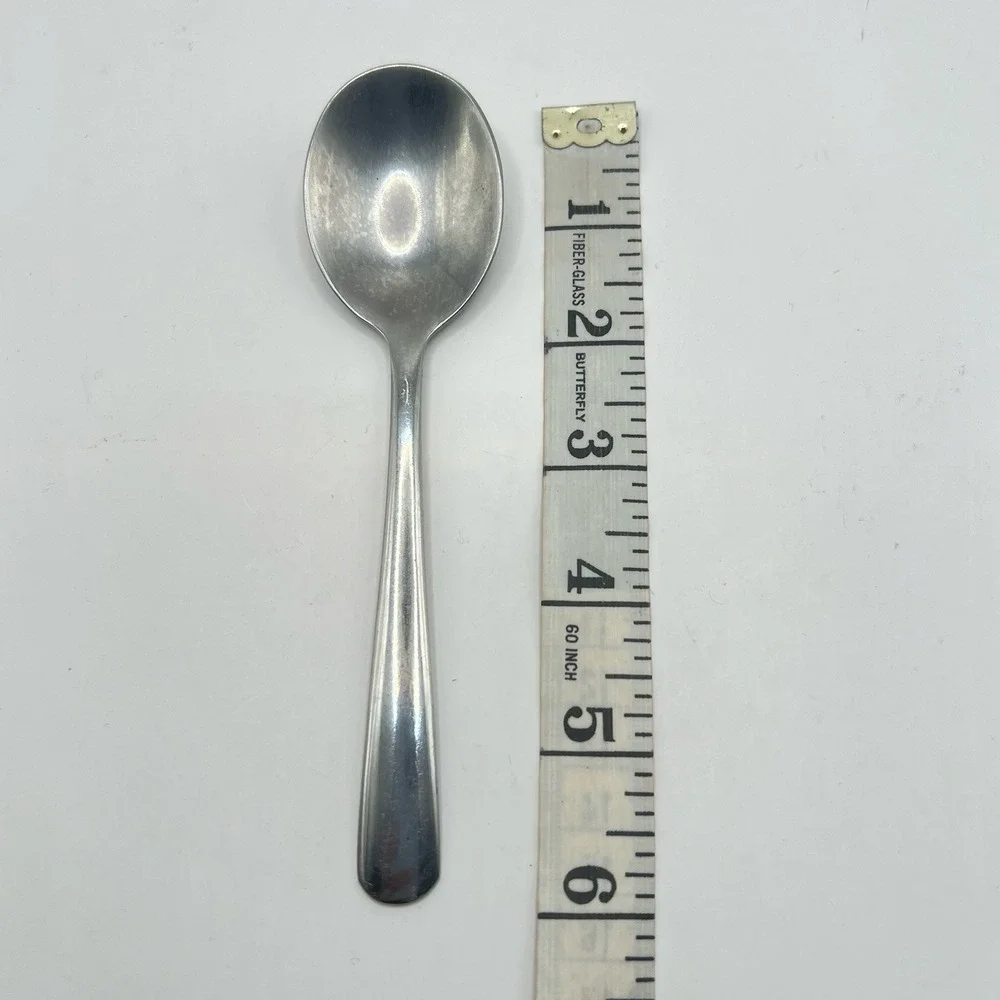 Oneida Delco Peer‎ II Place/ Soup Spoons Set Of Six Stainless Steel Classic